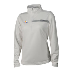 Colorado Rockies Women's Skiff Guide Fleece Half-Zip Pullover Jacket - White | Columbia