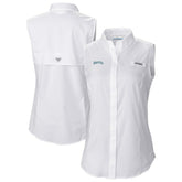 Seattle Mariners Women's Tamiami Sleeveless Shirt - White | Columbia