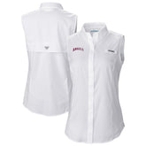 Los Angeles Angels Women's Tamiami Sleeveless Shirt - White | Columbia
