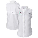 Arizona Diamondbacks Women's Tamiami Sleeveless Shirt - White | Columbia