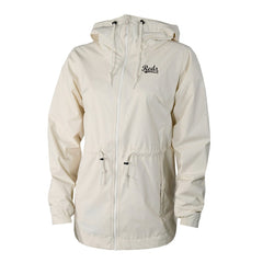 Cincinnati Reds Women's Lily Park Full-Zip Rain Jacket - Cream | Columbia