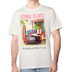 Cincinnati Reds Margaritaville License to Chill T-Shirt - Cream