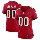 NFL Tampa Bay Buccaneers Women's 50th Season Custom Game Jersey