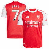 Bukayo Saka Arsenal 2025/26 Home Player Jersey / Soccer Outlet