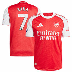 Bukayo Saka Arsenal 2025/26 Home Player Jersey / Soccer Outlet