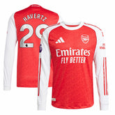Kai Havertz Arsenal 2025/26 Home Long Sleeve Player Jersey / Soccer New