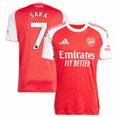 Bukayo Saka Arsenal 2025/26 Home Replica Player Jersey / Soccer Sale