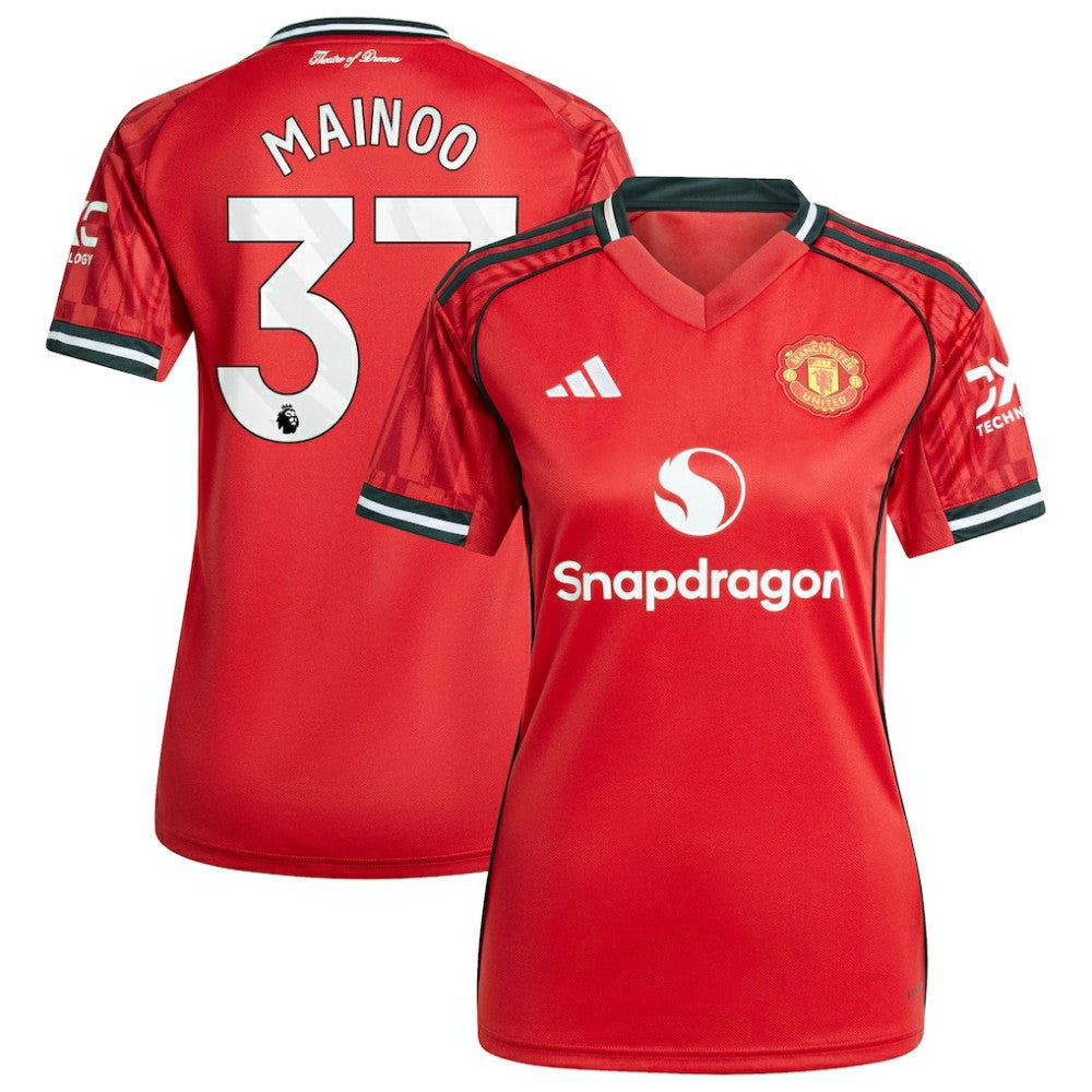 Kobbie Mainoo Manchester United Women's Home 2025/26 Replica Player Jersey / Soccer Hot sale