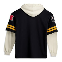 NFL Pittsburgh Steelers '47 Big & Tall Split Zone Cornerback V-Neck Hoodie