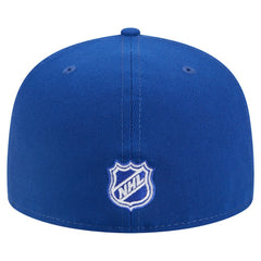 New York Rangers New Era Faded Lines 59FIFTY Fitted Hat