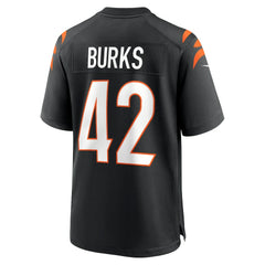 NFL Cincinnati Bengals Oren Burks Team Game Jersey
