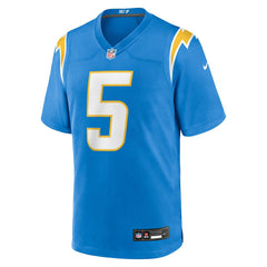 NFL Los Angeles Chargers Trey Lance Team Game Jersey