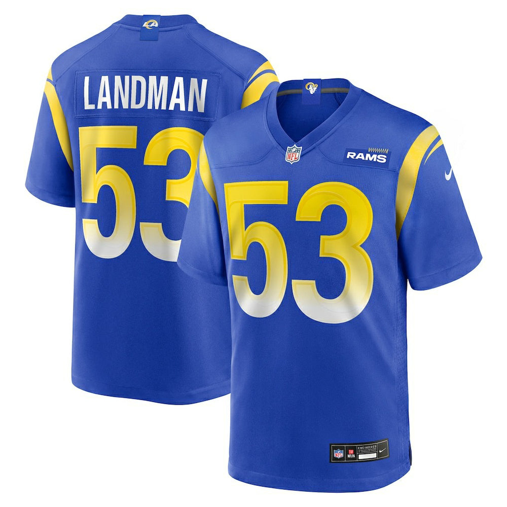 NFL Los Angeles Rams Nate Landman Team Game Jersey