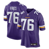 NFL Minnesota Vikings Will Fries Team Game Jersey
