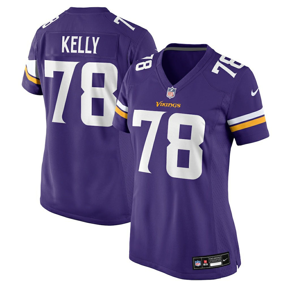 NFL Minnesota Vikings Ryan Kelly Women's Team Game Jersey