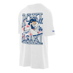 Roki Sasaki Los Angeles Dodgers Player T-Shirt - White | New Era