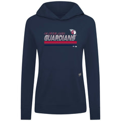 Cleveland Guardians Levelwear Women's Relay Breaker Pullover Hoodie - Navy