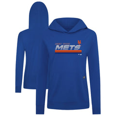 New York Mets Levelwear Women's Relay Breaker Pullover Hoodie - Royal