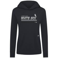 Chicago White Sox Levelwear Women's Relay Breaker Pullover Hoodie - Black
