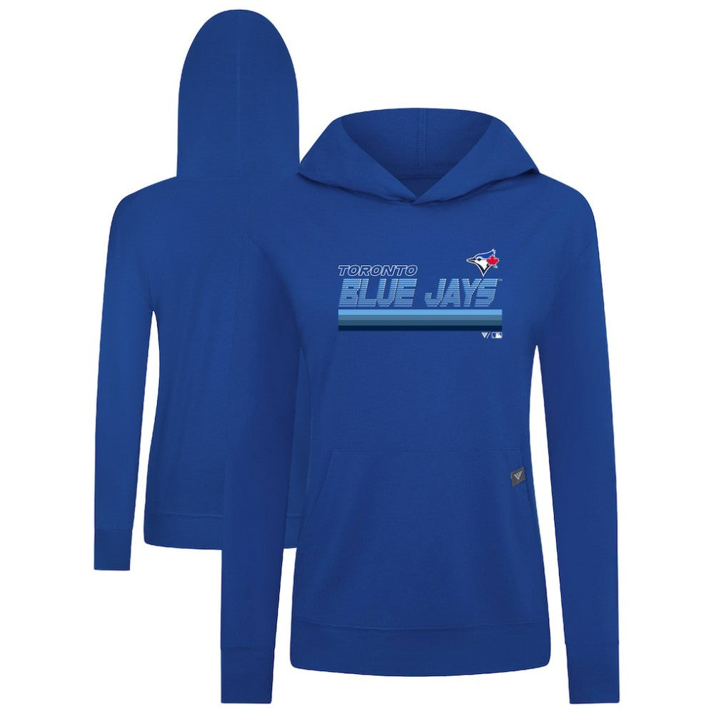 Toronto Blue Jays Levelwear Women's Relay Breaker Pullover Hoodie - Royal