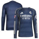 Real Madrid 2025/26 Away Long Sleeve Jersey / Soccer Outlet