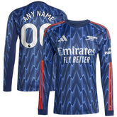 Arsenal 2025/26 Away Replica Long Sleeve Custom Jersey / Soccer Outlet