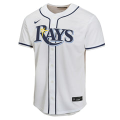 Junior Caminero Tampa Bay Rays Youth Home Player Game Jersey - White | Nike