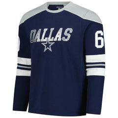 NFL Dallas Cowboys G-III Sports by Carl Banks Adaptive Lord Stanley Crewneck Sweatshirt