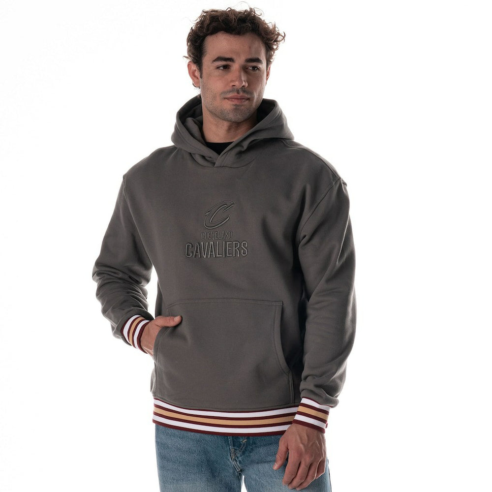 Cleveland Cavaliers The Wild Collective Unisex Custom Rib Tonal Premium Hoodie sale - Charcoal sale