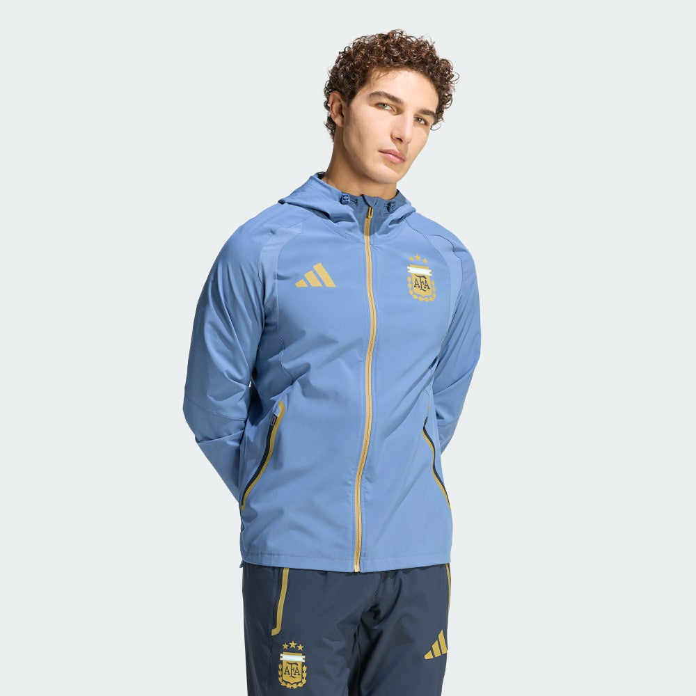 Argentina National Team FIFA x World Cup Tiro Travel Raglan Full-Zip Windbreaker Hoodie / Soccer Hot sale