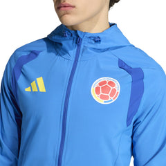 Colombia National Team FIFA x World Cup 2026 Tiro Travel Raglan Full-Zip Windbreaker Hoodie / Soccer For sale