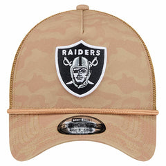NFL Las Vegas Raiders Wheat Camo 9FORTY Adjustable Hat