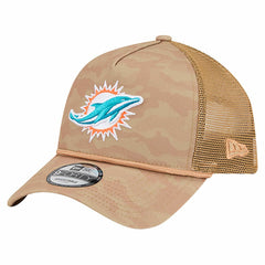 NFL Miami Dolphins Wheat Camo 9FORTY Adjustable Hat