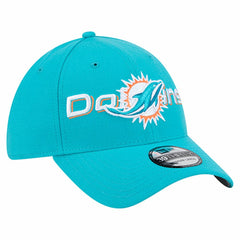 NFL Miami Dolphins Overlap Logo 39THIRTY Stretch Fit Hat