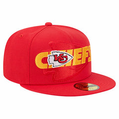 NFL Kansas City Chiefs Overlap Wordmark 59FIFTY Fitted Hat
