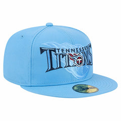 NFL Tennessee Titans Overlap Wordmark 59FIFTY Fitted Hat