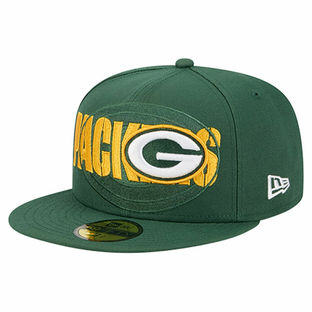 NFL Green Bay Packers Overlap Wordmark 59FIFTY Fitted Hat
