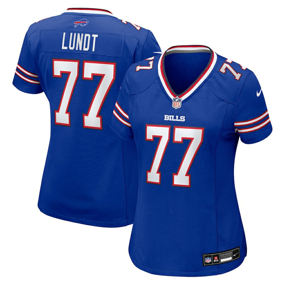 NFL Buffalo Bills Chase Lundt Women's Team Game Jersey