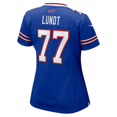 NFL Buffalo Bills Chase Lundt Women's Team Game Jersey