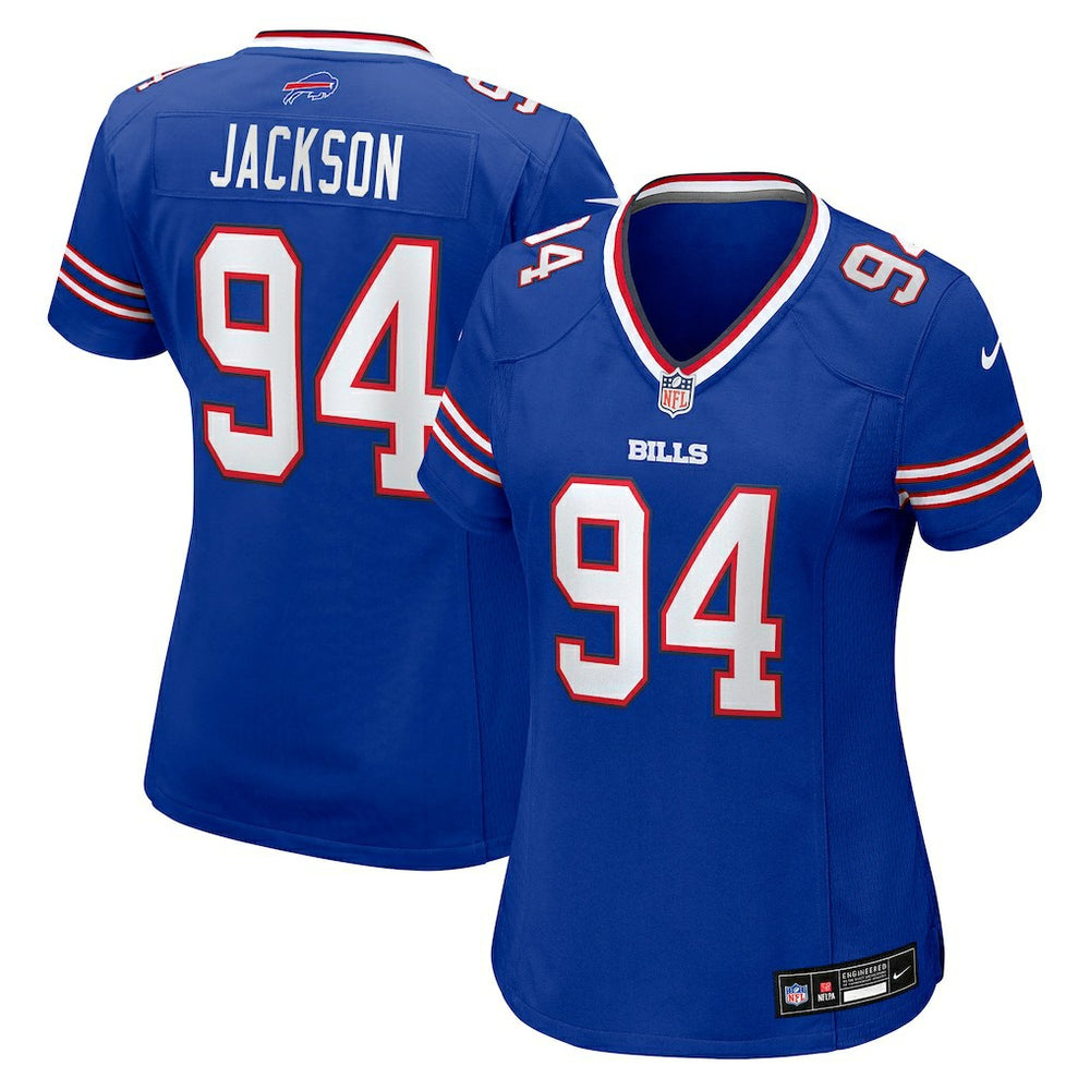 NFL Buffalo Bills Landon Jackson Women's Team Game Jersey