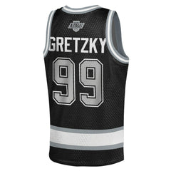 Wayne Gretzky Los Angeles Kings Mitchell & Ness Youth Maxxed Out Fashion Basketball Jersey