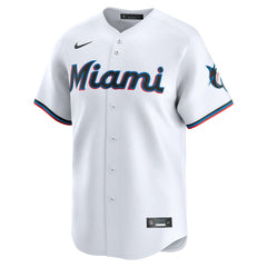 Miami Marlins Youth Home Custom Limited Jersey - White | Nike