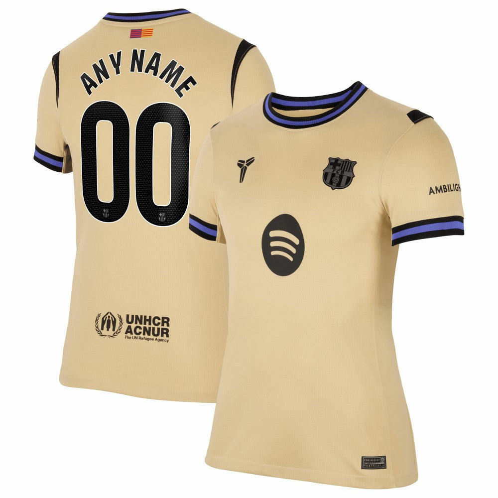 Barcelona Women's 2025/26 Away Stadium Replica Custom Jersey / Soccer Sale