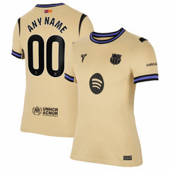 Barcelona Women's 2025/26 Away Stadium Replica Custom Jersey / Soccer Sale