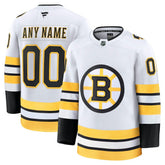Boston Bruins Fanatics Away Premium Custom Jersey