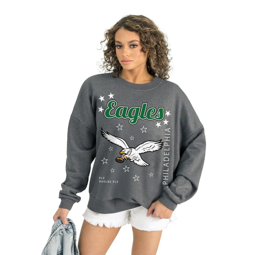 NFL Philadelphia Eagles Gameday Couture Women's Ready to Rumble Premium Fleece Pullover Sweatshirt