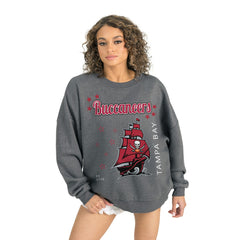 NFL Tampa Bay Buccaneers Gameday Couture Women's Ready to Rumble Premium Fleece Pullover Sweatshirt