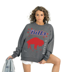 NFL Buffalo Bills Gameday Couture Women's Ready to Rumble Premium Fleece Pullover Sweatshirt