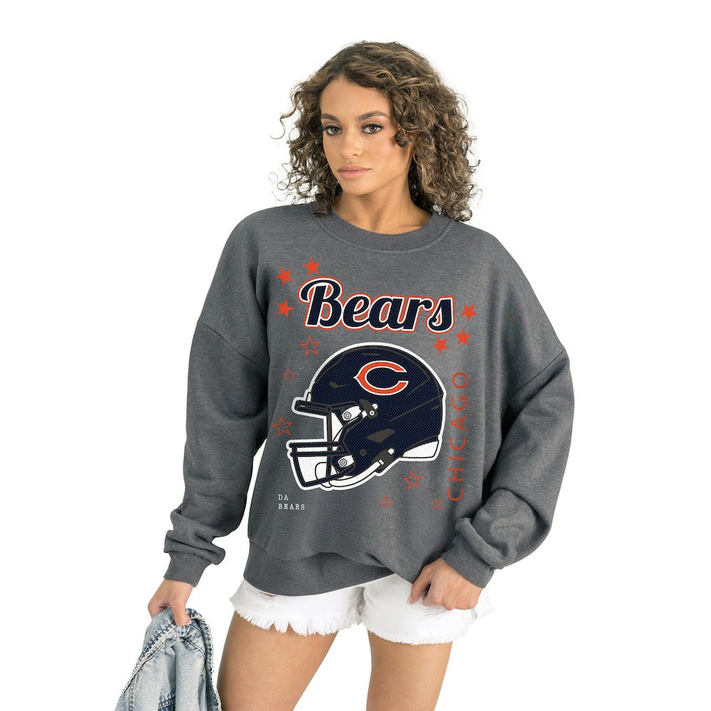 NFL Chicago Bears Gameday Couture Women's Ready to Rumble Premium Fleece Pullover Sweatshirt