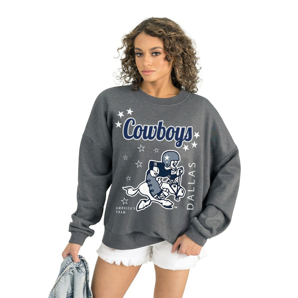 NFL Dallas Cowboys Gameday Couture Women's Ready to Rumble Premium Fleece Pullover Sweatshirt